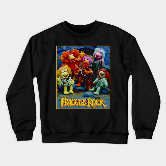 Vintage Fraggle club Crewneck Sweatshirt by 59KW